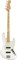 FENDER PLAYER JAZZ BASS MN PWT Бас-гитара, цвет белый - фото 76454