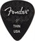 FENDER WAVELENGTH 351 THIN 6 PK BLACK Медиаторы (упакованы по 6 шт.), мягкие - фото 76926