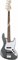 FENDER SQUIER AFFINITY JAZZ BASS LRL SLS бас-гитара Jazz Bass, накладка лаурэль, цвет серебристый - фото 77068