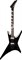JACKSON JS32 WARRIOR электрогитара, цвет черный, с белыми гранями - фото 83481