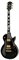 GIBSON CUSTOM LES PAUL CUSTOM EBONY электрогитара с кейсом, цвет черный, фурнитура Chrome - фото 84919