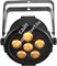 CHAUVET-DJ SlimPAR Q6 USB светодиодный прожектор направленного света типа LED PAR 6x4Вт RGBA c DMX, D-Fi и ИК управлением. - фото 85273
