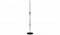 K&M 26010-300-02 прямая микрофонная стойка, круглое основание, высота 870-1575 мм, цвет хром - фото 85702