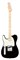FENDER AM PRO TELE LH MN BLK электрогитара American Pro Telecaster, леворукая, цвет черный, кленовая накладка грифа - фото 86656