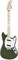 FENDER MUSTANG MN Olive электрогитара MUSTANG, цвет олив, кленовая накладка грифа - фото 86848