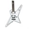 JACKSON USA Signature Kelly™ KE2, Ebony Fingerboard, Snow White Электрогитара, серия USA Select - Kelly™ - фото 88077