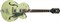 Gretsch G6118T-60 Vintage Select Edition '60 Anniv. Hollow B., Bigsby, TV Jones, 2-T Smoke Green Электрогитара цв. дымчатый зел. - фото 89269