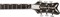 Gretsch G6136SLBP Brian Setzer Phoenix, Bigsby, TV Jones, Black, Lacquer Электрогитара полуакустическая, цвет черный лак - фото 89327