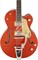 Gretsch G6120SSL-OFLM Brian Setzer Nashville, Bigsby, TV Jones, Tiger Flame Maple, Lacquer Электрогитара п/а, цвет красный лак - фото 89330