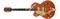 Gretsch G6120TLH Players Edition Nashville, Bigsby, Left-Handed, Filter'Tron, Orange Stain Электрогитара левосторонняя, цв.оранж - фото 89415