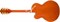 Gretsch G6120TLH Players Edition Nashville, Bigsby, Left-Handed, Filter'Tron, Orange Stain Электрогитара левосторонняя, цв.оранж - фото 89416