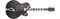 Gretsch G100BKCE Synchromatic™ Archtop Cutaway Electric, Rosewood Fingerboard, Flat Black Электрогитара полуакустическая, черная - фото 89520