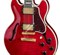 GIBSON CUSTOM CS-356 FADED CHERRY полуакустическая электрогитара с кейсом, цвет вишневый, фурнитура Gold - фото 91821