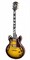 GIBSON CUSTOM CS-356 VINTAGE SUNBURST полуакустическая электрогитара с кейсом, цвет санберст, фурнитура Gold - фото 91826