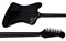 GIBSON FIREBIRD 2018 EBONY электрогитара с кейсом, цвет черный, фурнитура хром - фото 91893