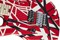 EVH Striped Series LH, R/B/W Электрогитара левосторонняя, цвет красн/син/бел - фото 93433