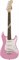 FENDER SQUIER MINI STRAT V2 PINK электрогитара мини, цвет розовый - фото 94081