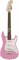 FENDER SQUIER MINI STRAT V2 PINK электрогитара мини, цвет розовый - фото 94082