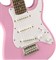 FENDER SQUIER MINI STRAT V2 PINK электрогитара мини, цвет розовый - фото 94084