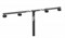 K&M 23600-300-55 адаптер для установки 4х микрофонов на микрофонную стойку, сталь, чёрная - фото 94881