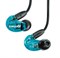 SHURE SE215SPE-B-UNI-EFS Наушники вставные с одним драйвером, прозрачный голубой. Гарнитурный кабель TRRS 3.5 мм. - фото 95008