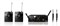 AKG WMS40 Mini2 Instrumental Set BD US45A/C (660.700&662.300) радиосистема с 2-мя поясными передатчиками + гитарные шнуры - фото 95520