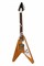 GIBSON Flying V Antique Natural электрогитара, цвет натуральный, в комплекте кейс - фото 96126
