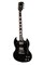 GIBSON SG Standard Ebony электрогитара, цвет черный, в комплекте кожаный чехол - фото 96204