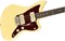FENDER AMERICAN PERFORMER JAZZMASTER®, RW, VINTAGE WHITE электрогитара, цвет жёлтый, в комплекте чехол - фото 96617