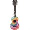 KALA KA-SU-TIEDYE Kala Ukadelic Tiedye, Soprano укулеле, форма корпуса - сопрано, цвет черный , рисунок 'Tie Dye' на верхней дек - фото 96740
