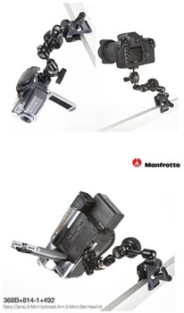 Manfrotto 814-1 MINI HYDROSTAT ARM - фото 100119