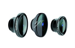 Manfrotto MKLOKLYP5S Бампер для iPhone 5/5S/SE, объективы fisheye, portait 1,5х, wideangle, LED свет - фото 100478