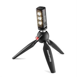 Manfrotto LIGHT-KIT-PIXI Комплект: штатив Pixi+LED свет - фото 100482
