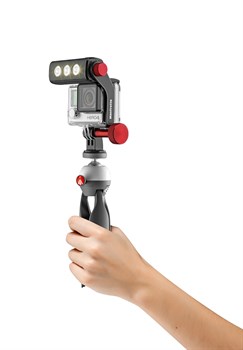 Manfrotto LIGHT-KIT-PIXIXTREME Комплект:штатив Pixi Xtreme+крепление для GoPro+LED свет - фото 100487