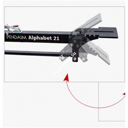 Кран Proaim 21ft Alphabet Jib Crane, 100mm Tripod Stand, Sr. Pan Tilt Head, Portable Dolly - фото 101162