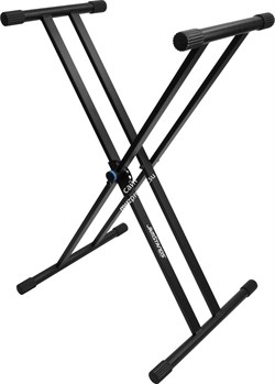Ultimate Support JS-502DC клавишная крестообразная стойка усиленная, черная, алюминий, вес 4.5кг - фото 10364
