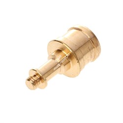 019 Переходник с штифта 28мм на штифт 5/8" с резьбой 3/8" - фото 104553