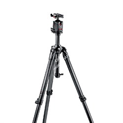 MK057C3-M0Q5 штатив карбон. MT057C3 + головка MH057M0-Q5  3/172/77/5,559/15 (сек/выс/слож/вес/нагр) черный - фото 104584