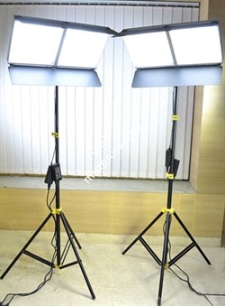 Комплект видеосвета LED Camtree 2x2000pc LED - фото 106075