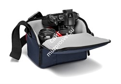 Manfrotto NX-SB-IIBU Сумка наплечная для фотоаппарата NX II синяя - фото 107337