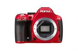 Фотокамера Pentax K-50 Kit + объектив DA L 18-55 WR красный - фото 108136
