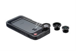 Manfrotto Чехол-бампер чёрный + 3 объектива (фишай, портретный 1,5X, ш - фото 108559