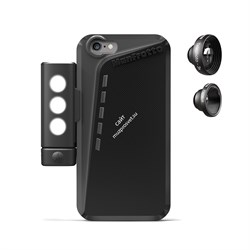 Manfrotto Чехол для iPhone 6 Plus, объективы fisheye, telephoto 3x, LED свет - фото 108564