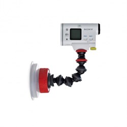 Держатель на присоске Suction Cup & GorillaPod Arm (черный/красный) - фото 110101