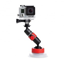 Держатель на присоске Suction Cup & Locking Arm (черный/красный) - фото 110108