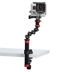 Держатель-струбцина Action Clamp & GorillaPod Arm (черный/красный) - фото 110118