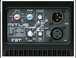 FBT MITUS 118SA - активный сабвуфер, 1200Вт RMS, 139дБ, 36-100 Гц, DSP, 18" - фото 112897