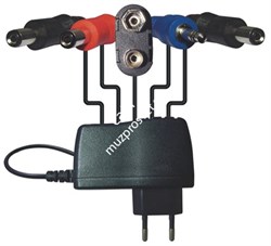 BEHRINGER PSU-HSB-ALL - 9V/1.7A сет. адаптер, совместим с педалями эффектов для гитары, баса, клавиш - фото 113645