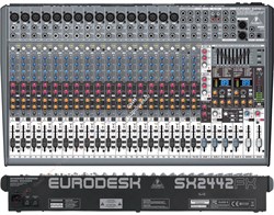 BEHRINGER SX2442FX - микшер,16 моно,2 основ. и 2 доп.стерео-входа,4 AUX,4 подгруппы - фото 113663