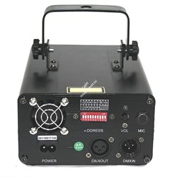 Involight SLL150RG-FS - лазерный эффект, 120 мВт красный, 30 мВт зелёный, DMX-512 - фото 113854